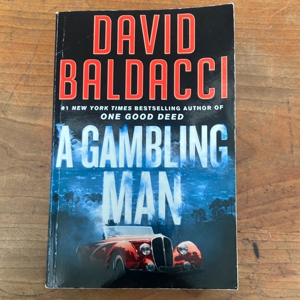 Book: A Gambling Man by David Baldacci - softcover